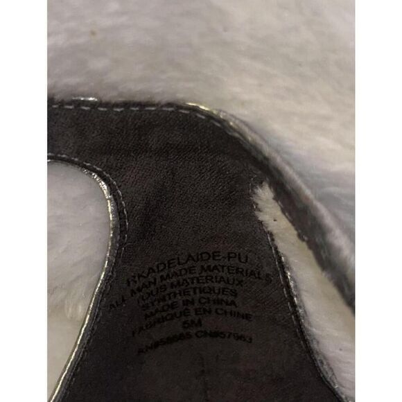 BP Platform Silver Heels. Size 5 M - Picture 7 of 7